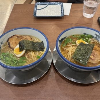 Afuri - yuzu shio (left), yuzu shoyou (right) - Ramen Near Me - Costa Mesa, California