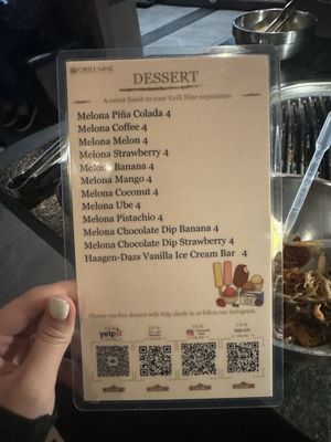 Menu photo 3 Grill Nine Las Vegas, NV