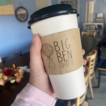 Big Ben Coffee - Cabin Fever Latte - Caramel and White Chocolate Grande - Coffee & Tea Near Me - Kokomo, Indiana Big Ben Coffee - Cabin Fever Latte - Caramel and White Chocolate Grande - Coffee & Tea Near Me - Kokomo, Indiana