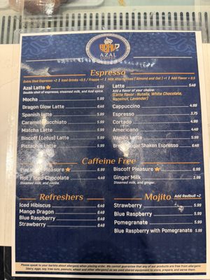 Menu photo 7 Azal Coffee Forest Hills, NY