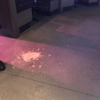 Dave & Buster's Albany - Kid walking by our table didn't enjoy his meal.   Probably tastes better going down than it did coming up - Arcades Near Me - Albany, New York