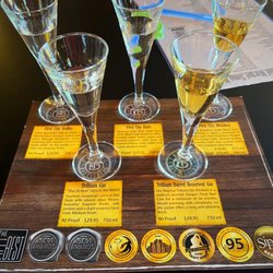 Trail Distilling - Tasting Flight. I can't begin to say which is my favorite'