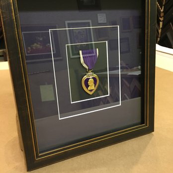 Paragon Framing and Art - Purple Heart framed with UV glass. - Art Galleries Near Me - Phoenixville, Pennsylvania Paragon Framing and Art - Purple Heart framed with UV glass. - Art Galleries Near Me - Phoenixville, Pennsylvania