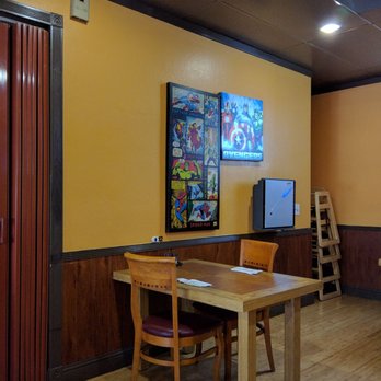 Korean Spring BBQ - A picture of their decor. They have some random marvel posters around the place, and I really enjoyed them! - Korean Near Me - Santa Clara, California