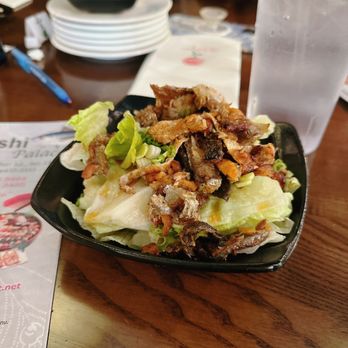 Sushi Palace - Salmon Skin Salad - Japanese Near Me - Orange, Connecticut