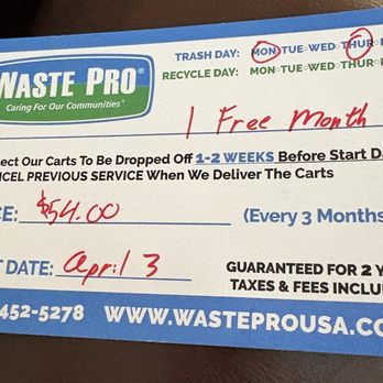 Waste Pro - Marketing campaign - Recycling Center Near Me - Clearwater, Florida Waste Pro - Marketing campaign - Recycling Center Near Me - Clearwater, Florida