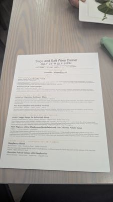 Menu photo 1 Sage & Salt Litchfield, CT Menu photo 1 Sage & Salt Litchfield, CT