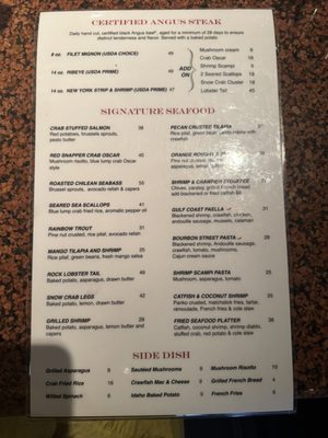 Menu photo 1 Freda's Seafood Grille Austin, TX Menu photo 1 Freda's Seafood Grille Austin, TX
