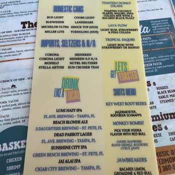 Toasted Monkey - Menu - American Near Me - St Pete Beach, Florida Toasted Monkey - Menu - American Near Me - St Pete Beach, Florida