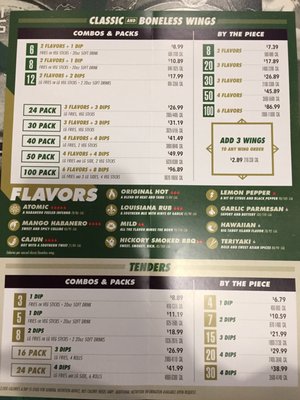 Menu photo 2 Wingstop Centreville, VA
