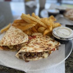 Crazy Quesadilla - Bacon Cheeseburger