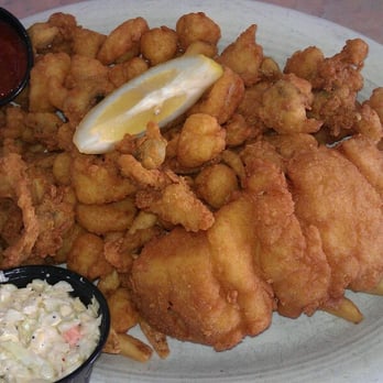 Anthony's Seafood - Fisherman's platter, the fish was awesome. - Seafood Near Me - Middletown, Rhode Island