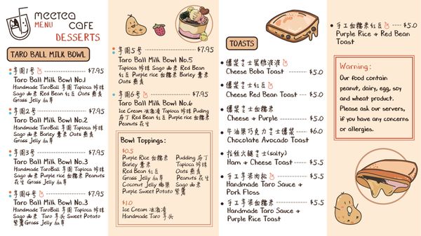 Menu photo 7 Meetea Cafe- Redmond  Redmond, WA