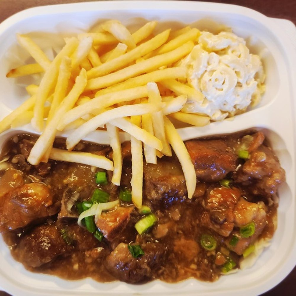 Zippy's Nimitz - SweetSour Spareribs with fries (instead of rice) - Diners Near Me - Honolulu, Hawaii Zippy's Nimitz - SweetSour Spareribs with fries (instead of rice) - Diners Near Me - Honolulu, Hawaii