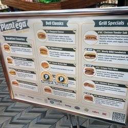 Vegan menu