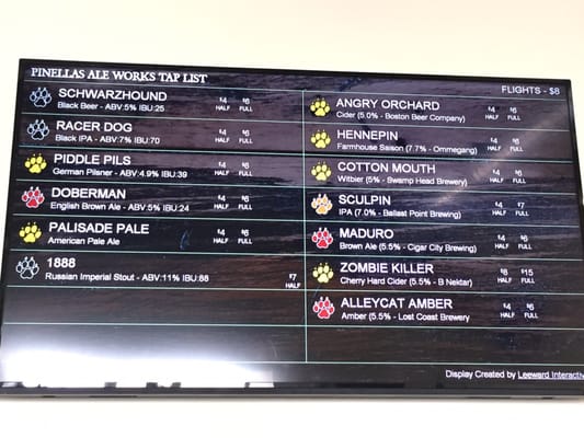 Menu photo 7 Pinellas Ale Works Saint Petersburg, FL Menu photo 7 Pinellas Ale Works Saint Petersburg, FL