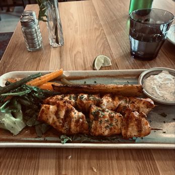The Parthenon - Chicken Souvlaki Plate - Greek Near Me - San Francisco, California The Parthenon - Chicken Souvlaki Plate - Greek Near Me - San Francisco, California