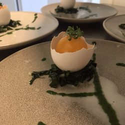 MARIE - 63*C Eigelb als Amuse Bouche