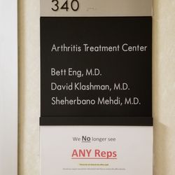 Arthritis Treatment Center - Signage  7-30-2019