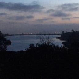 View from furthest picnic table just after sunset. View from furthest picnic table just after sunset.