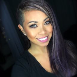 From highlights to this amazing purple! From highlights to this amazing purple!