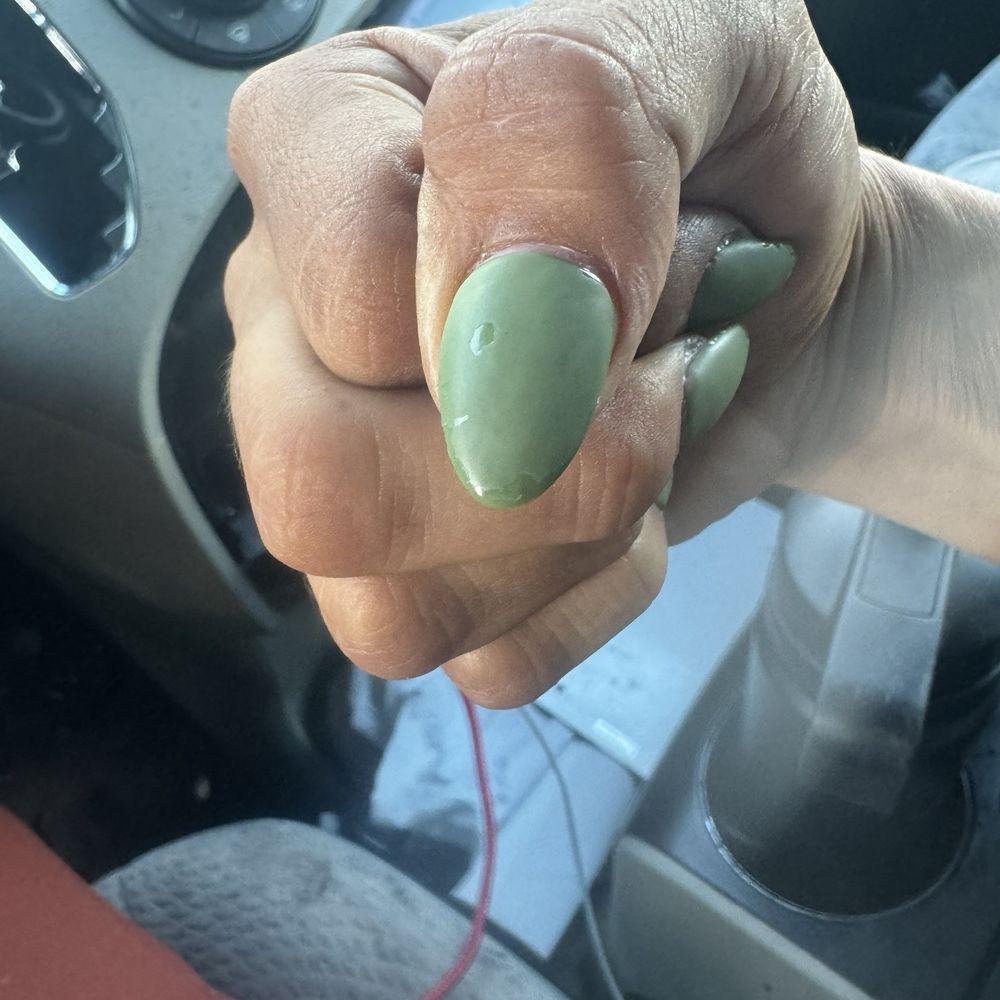 Grace Nails Spa - Day of nail chipping, all the matte nail polish was coming off. - Nail Salons Near Me - Marietta, Georgia