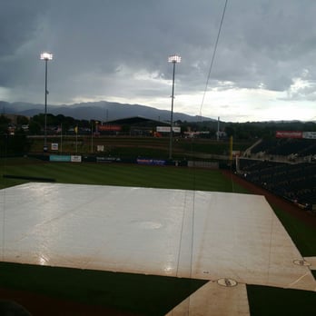 Isotopes Park - Slight delay but oh well!! Its baseball! - Stadiums & Arenas Near Me - Albuquerque, New Mexico