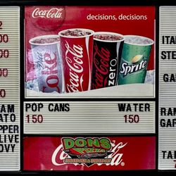 Don's Pizza - MENU