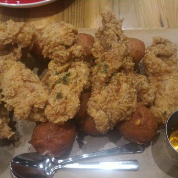 Fireside by Kettle - Buttermilk fried chicken and cornbread donuts - Modern European Near Me - Makati, NCR