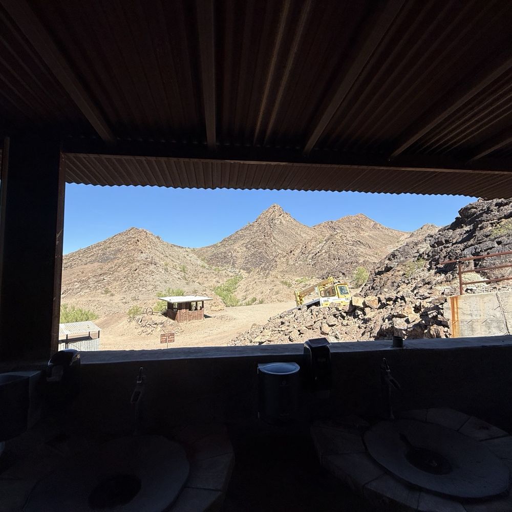 The Desert Bar - You from women's bathroom. Antique looking fixtures and open air windows, beautiful - Bars Near Me - Parker, Arizona The Desert Bar - You from women's bathroom. Antique looking fixtures and open air windows, beautiful - Bars Near Me - Parker, Arizona