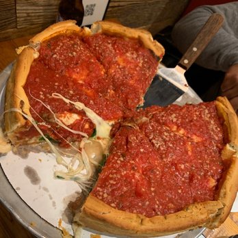 Giordano's - Spinach, mushrooms and sausage. - Salad Near Me - Matteson, Illinois
