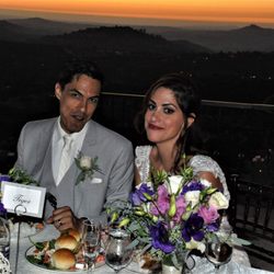Clairestyle - My make up stayed on all day! Here are myself and my hubby having dinner. Thank you Claire!