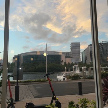 Watervue Grille - View from our table (no not my scooter - Seafood Near Me - Tampa, Florida Watervue Grille - View from our table (no not my scooter - Seafood Near Me - Tampa, Florida