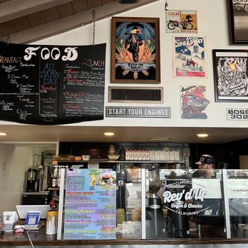 Rev'd Up Coffee And Classics - Front counter - Coffee & Tea Near Me - Claremont, California Rev'd Up Coffee And Classics - Front counter - Coffee & Tea Near Me - Claremont, California