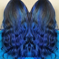 Hair By Vanessa - A beautiful blue ombré! Done by Vanessa.
