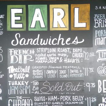 EARL Kaimuki - Brand new menu - Sandwiches Near Me - Honolulu, Hawaii