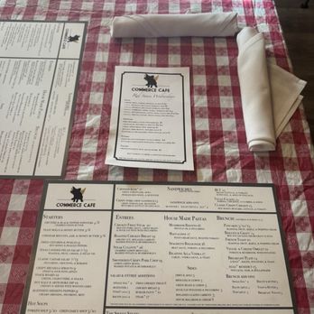 Commerce Cafe - Menu and wednesday red sauce specials - Cafes Near Me - Lockhart, Texas Commerce Cafe - Menu and wednesday red sauce specials - Cafes Near Me - Lockhart, Texas