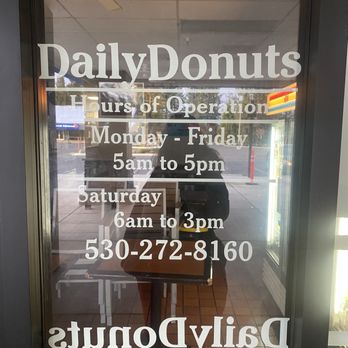 Daily Donut - Hours - Donuts Near Me - Grass Valley, California Daily Donut - Hours - Donuts Near Me - Grass Valley, California