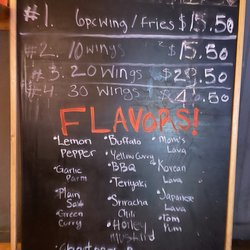 Mom's Kitchen Fairbanks - Menu board