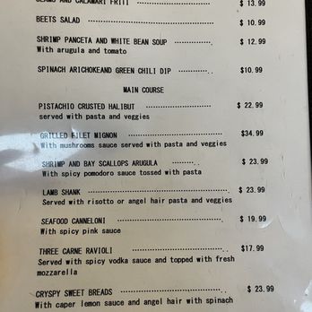 Piccolino - Specials - Italian Near Me - Santa Fe, New Mexico
