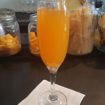 MangoSeed Restaurant - Mango Mimosa - Caribbean Near Me - Brooklyn, New York