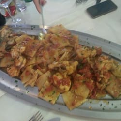 La Contrada - Paccheri alla rana pescatrice!