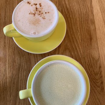 Cornell Farm Cafe - Chai Oat Milk Latte & Matcha Oat Milk Latte - Cafes Near Me - Portland, Oregon Cornell Farm Cafe - Chai Oat Milk Latte & Matcha Oat Milk Latte - Cafes Near Me - Portland, Oregon