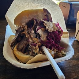 Donar Kabob sandwich.