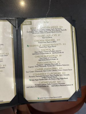 Menu photo 7 The Commerce Casino & Hotel Commerce, CA Menu photo 7 The Commerce Casino & Hotel Commerce, CA