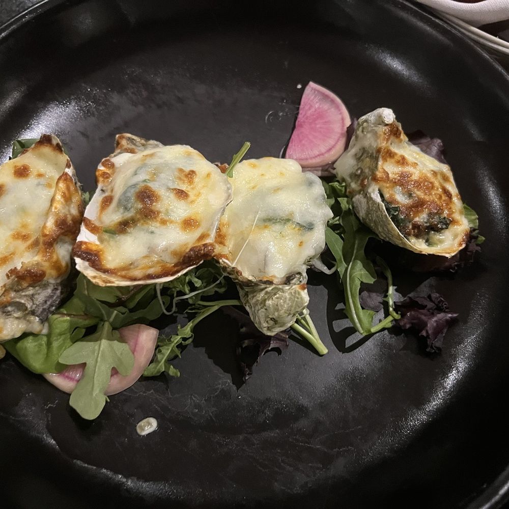 Neptune - Oysters Rockefeller - Seafood Near Me - Cabo San Lucas, BCS