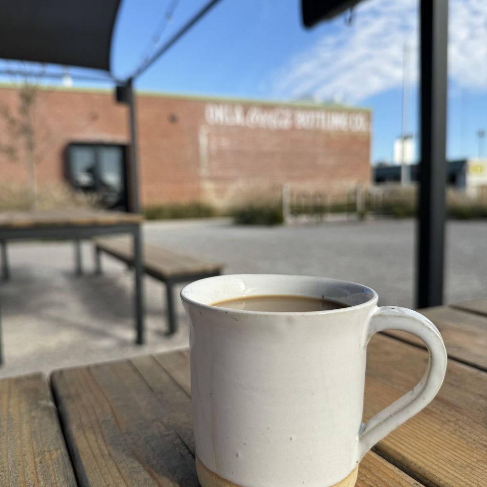 Coffee on the patio