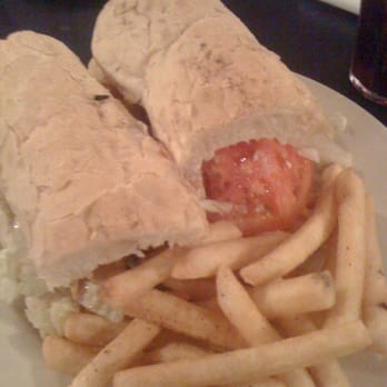 Ky's Olde Towne Bicycle Shop - Shrimp poboy with fries. - American Near Me - Slidell, Louisiana