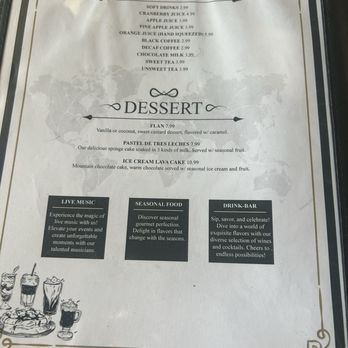 101 Kitchen - Drinks/dessert menu - Breakfast & Brunch Near Me - Knightdale, North Carolina