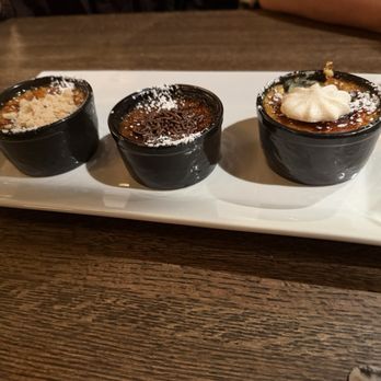 CUT - Desert, crème , chocolate, pistachio and something else. - New American Near Me - Fish Creek, Wisconsin
